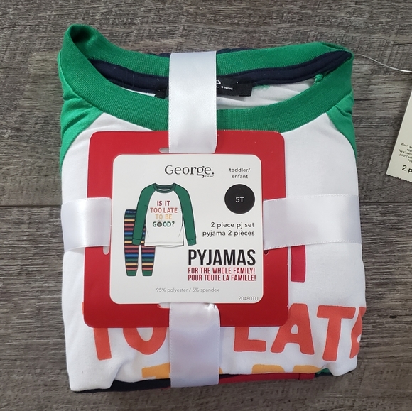 Funny Kids Christmas Pajamas 3T, XS 4/5, 5T - Picture 2 of 5